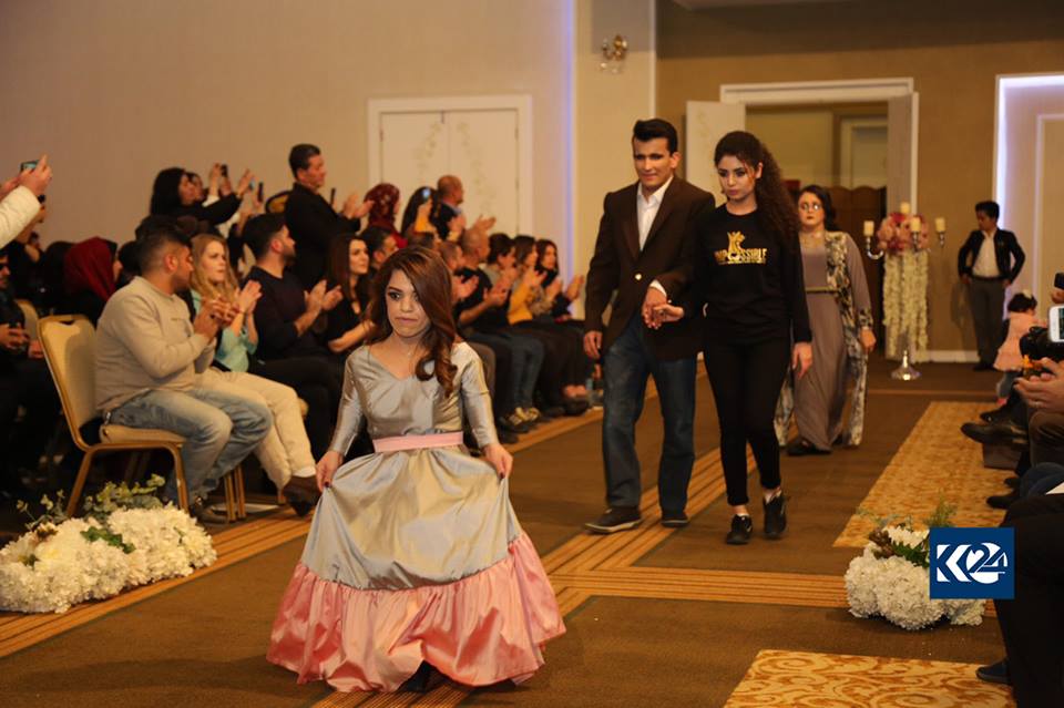 هذه المرة الاولى التي تقام فيها مثل هذه العروض للأشخاص من ذوي الاحتياجات الخاصة في اقليم كوردستان (صورة: كوردستان 24)